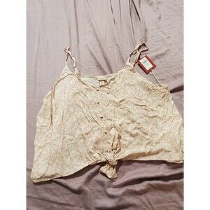 Nwt Mossimo floral crop top